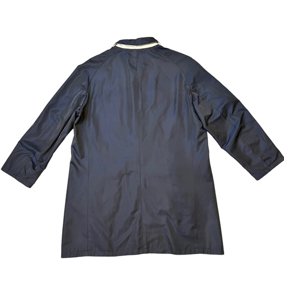 Isaia Napoli Reversible Single-Breasted Raincoat, Men’s Size 46 US/56 IT - Picture 11 of 14